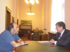 14. avgust 2012. godine Narodni poslanik Srđan Šajn u razgovoru sa ambasadorom Makedonije u Srbiji Ljubišom Georgievskim 